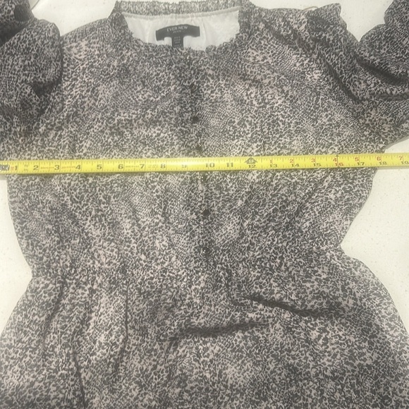 Ever New Petite Skater Ruffled Tiered Dress Long Sleeves - Picture 4 of 17